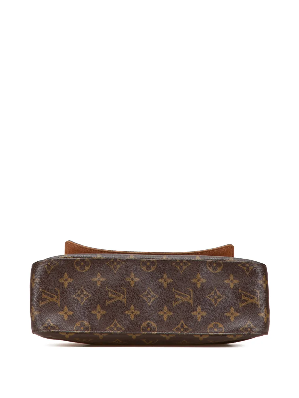 Pre-owned Louis Vuitton 2002 Monogram Mini Looping Shoulder Bag In Brown