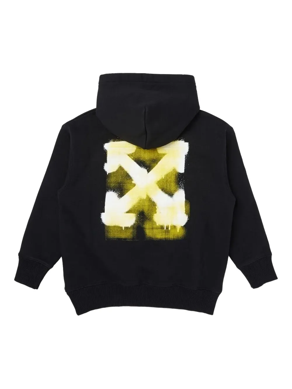 Off-White Kids Hoodie met print Zwart