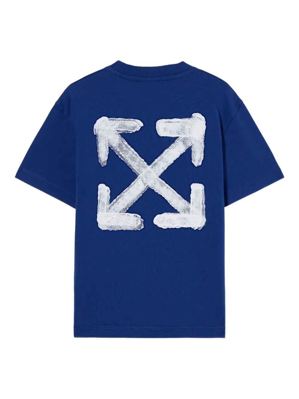 Off-White Kids Arrow Sponge T-shirt Blauw