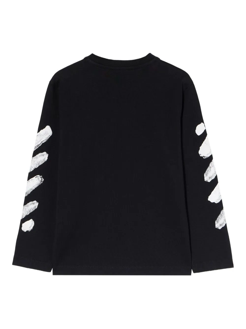 Off-White Kids T-shirt met logoprint Zwart