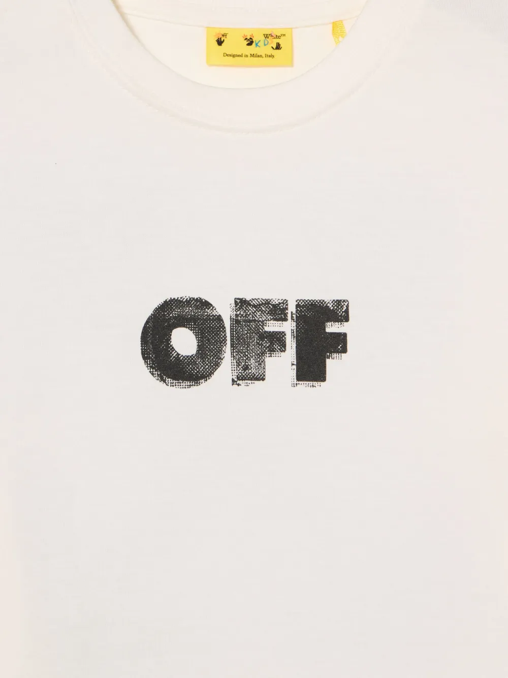 Off-White Kids Arrow Sponge T-shirt Wit