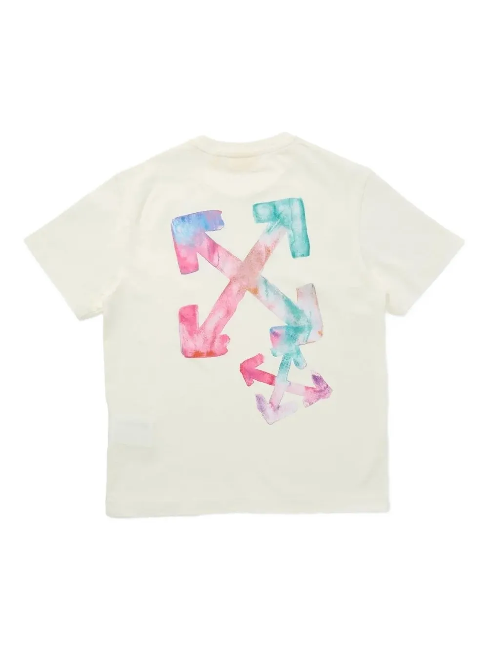 Off-White Kids T-shirt met grafische Arrows-print Wit