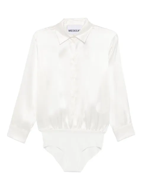 MEDEEA button-up silk shirt