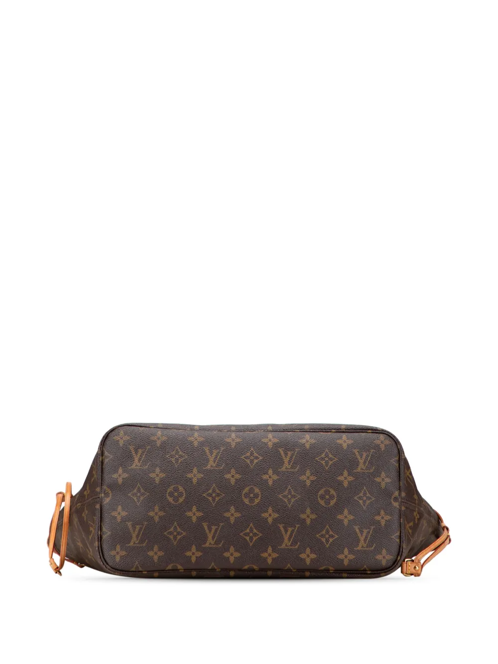 Pre-owned Louis Vuitton 2009 Monogram Neverfull Mm Tote Bag In Brown