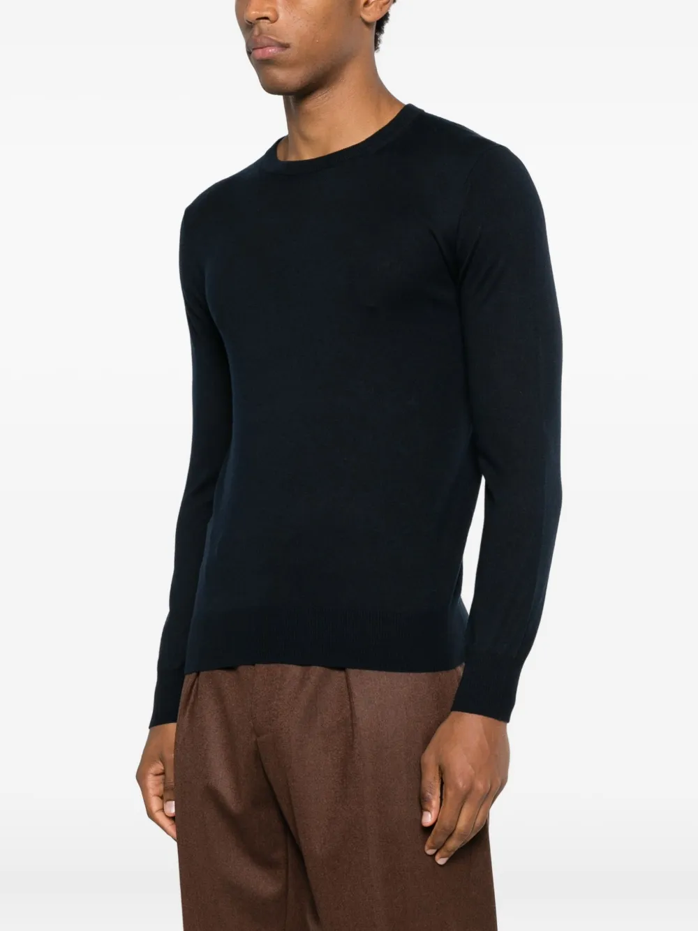 Kangra Trui met ronde hals Blauw