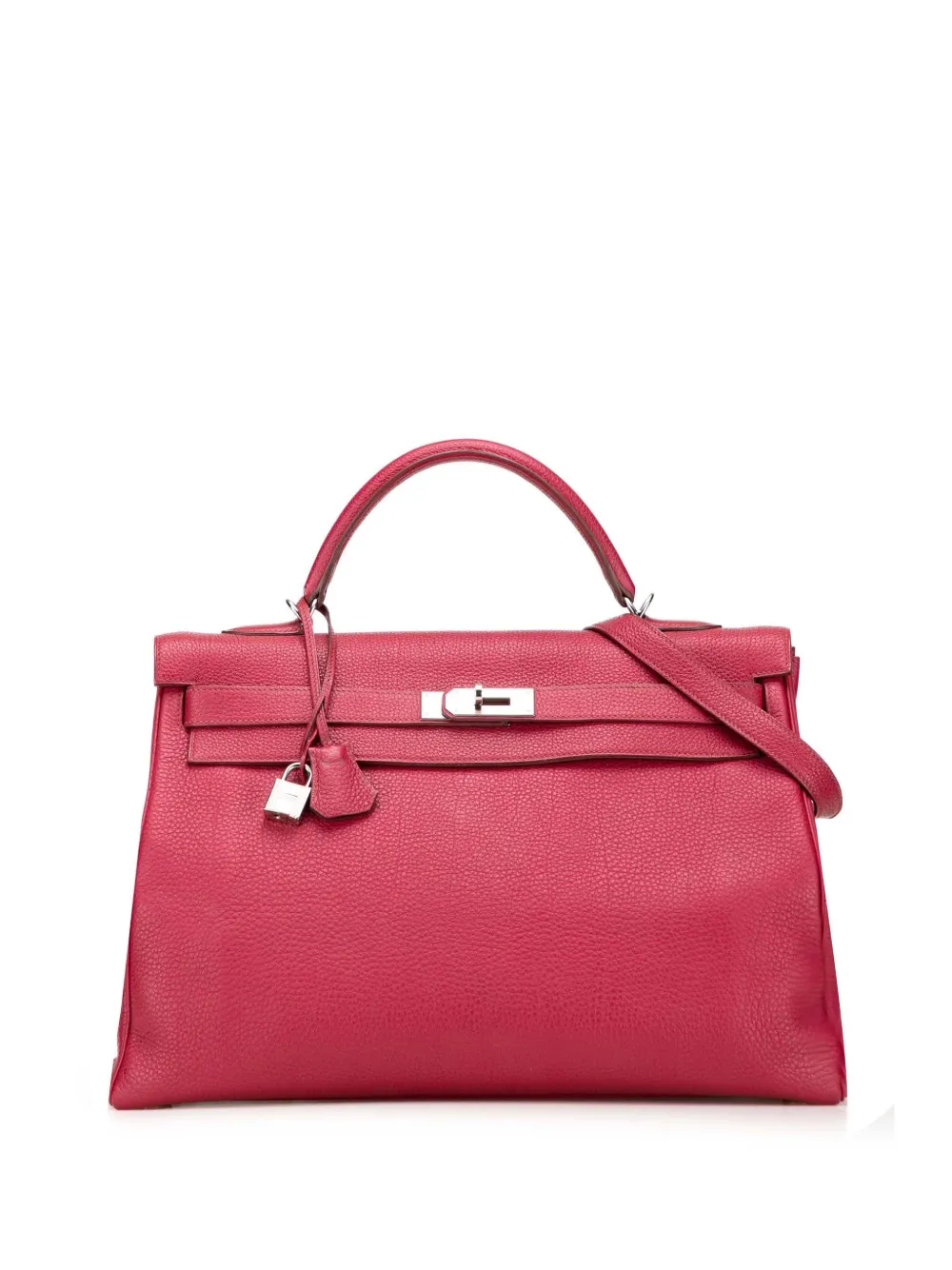 Hermès Pre-Owned 2010 トゴ ケリー II ルトゥルネ 40 サッチェルバッグ - レッド Hermès Pre-Owned 2010 トゴ ケリー II ルトゥルネ 40 サッチェルバッグ - レッド