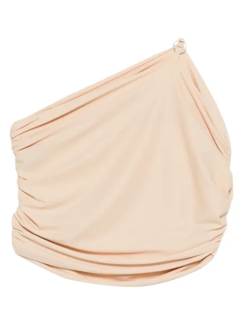 MEDEEA ruched one-shoulder blouse