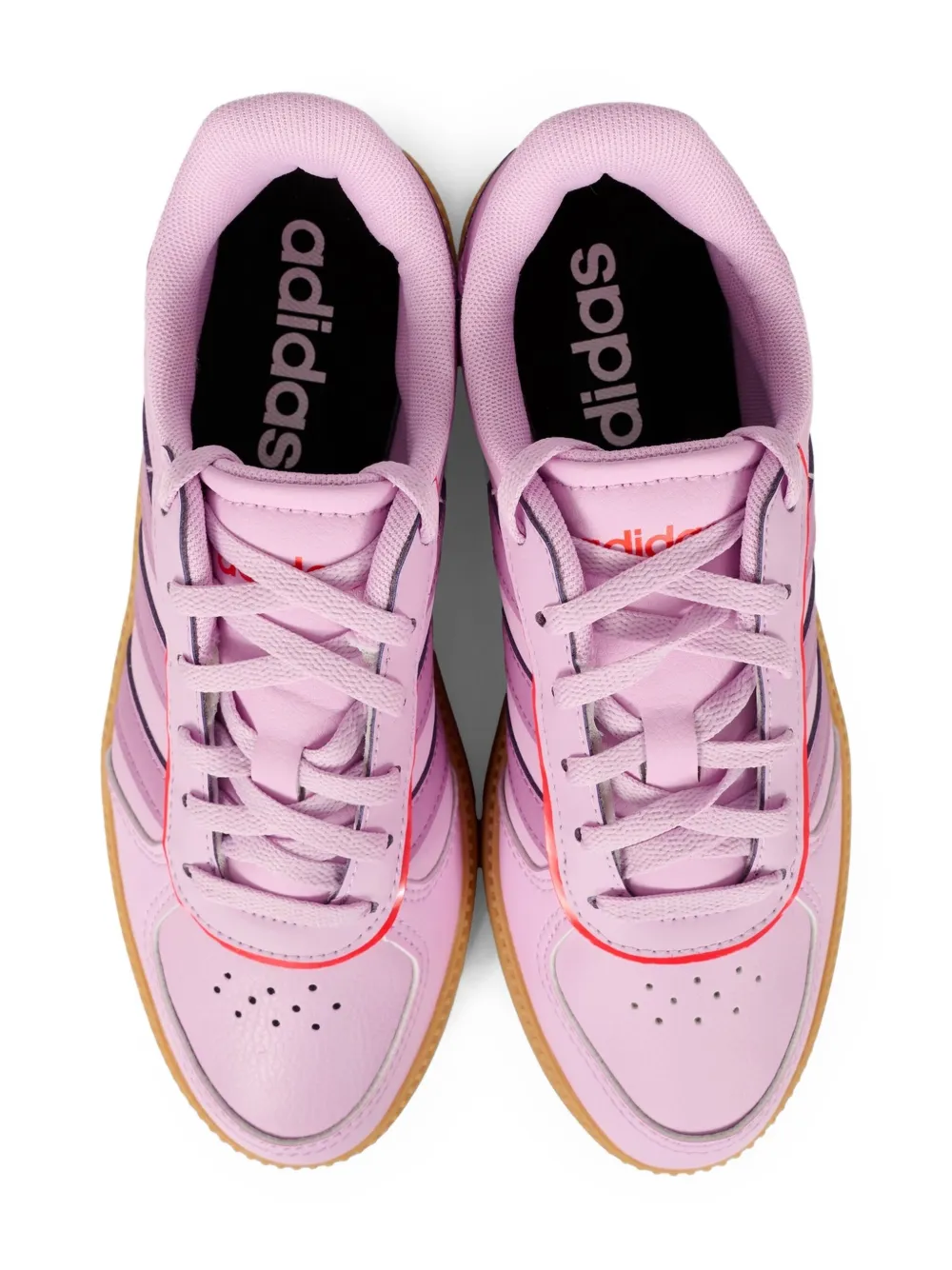  Adidas Kids Striped Low Sneakers - Pink 