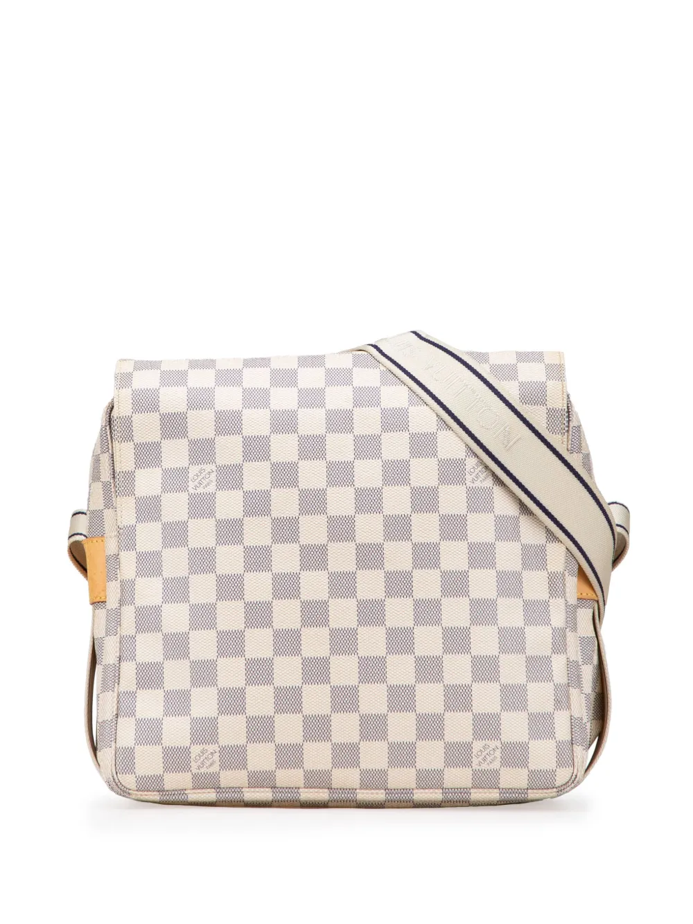 Louis Vuitton Pre-Owned 2007 ダミエ アズール ナヴィグリオ ショルダーバッグ - ホワイト Louis Vuitton Pre-Owned 2007 ダミエ アズール ナヴィグリオ ショルダーバッグ - ホワイト