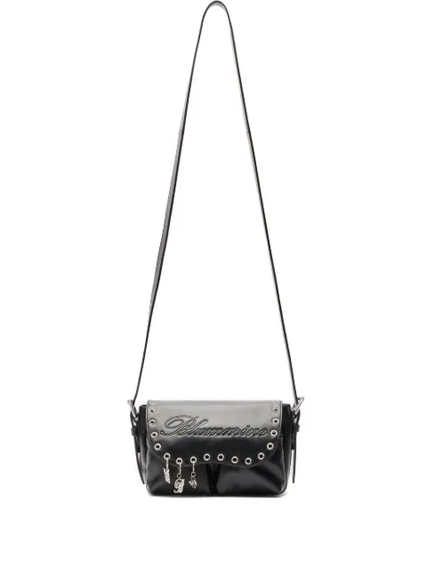 Blumarine eyelet butterfly-charm shoulder bag