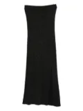 TWINSET Knit midi skirt with lurex - Black