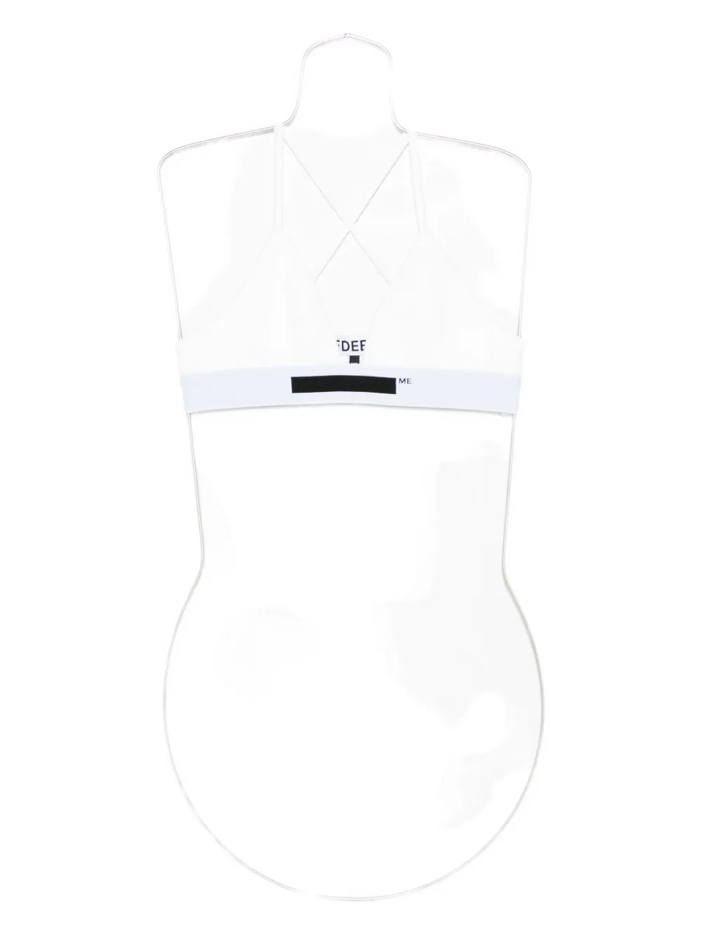 Medeea Logo Bra In White
