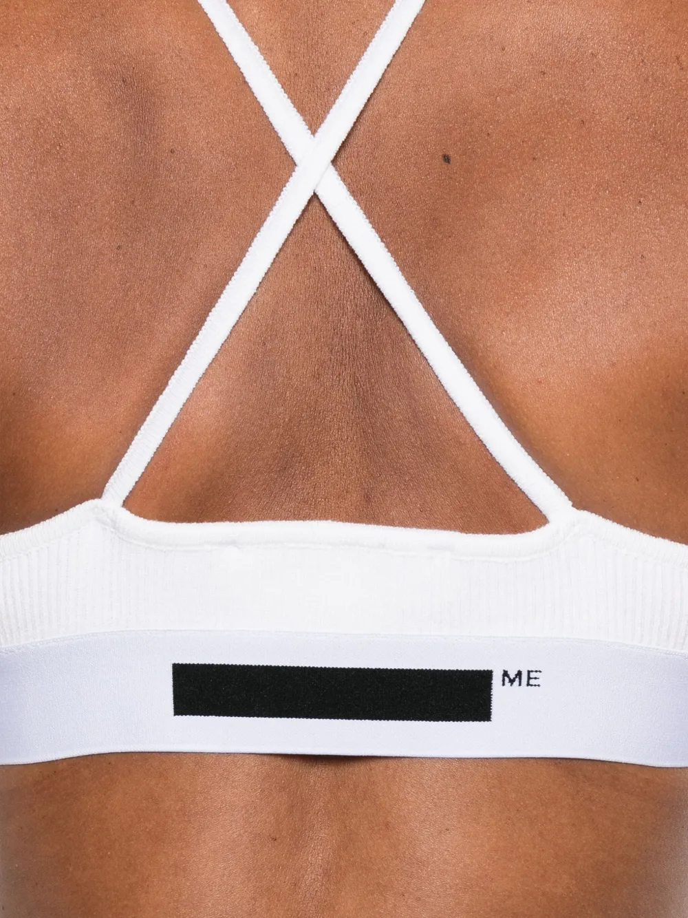 Medeea Logo Bra In White