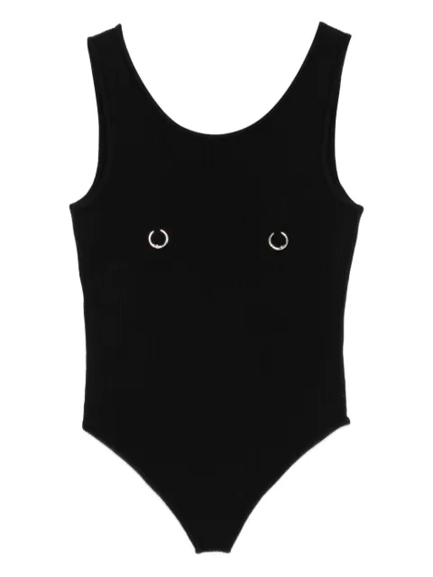 MEDEEA ring-detail bodysuit