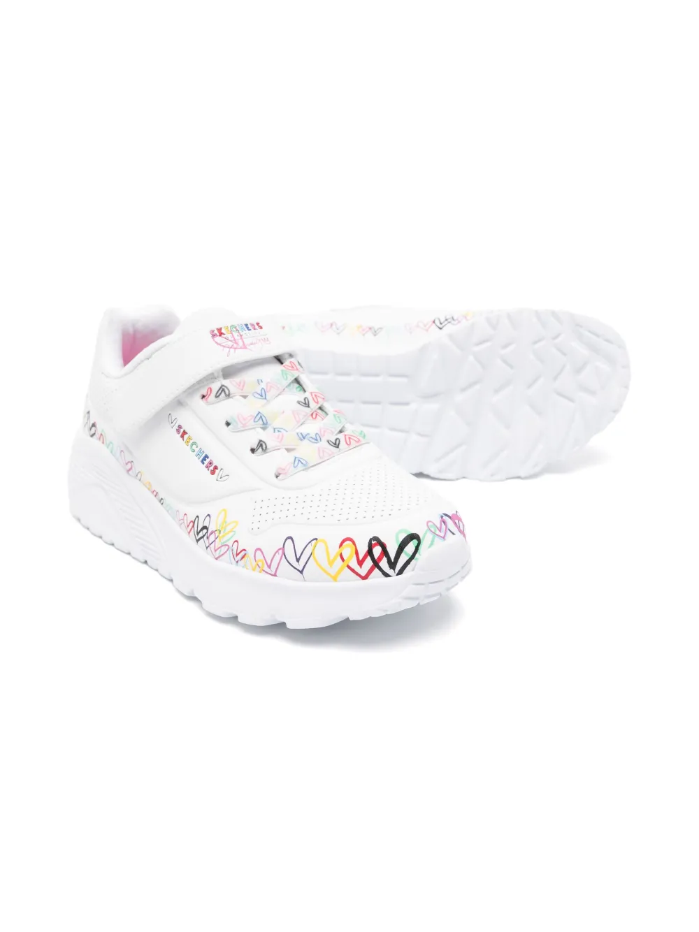Skechers baskets à cœurs imprimés | Chaussures petite fille | Image 2