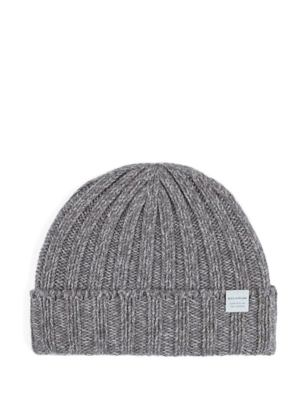 Paul & Shark ribbed beanie hat | Grey | Image 1
