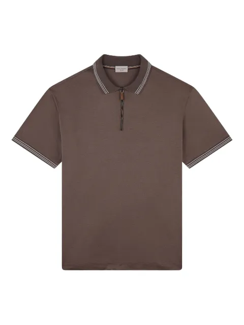Paul & Shark striped-detail polo shirt
