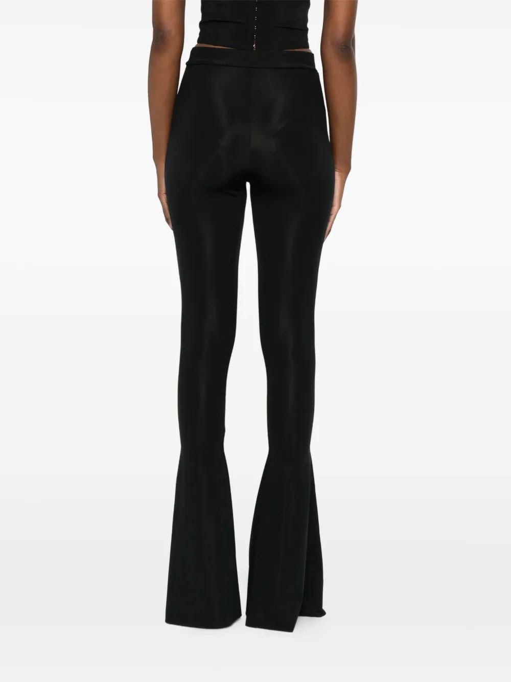 MEDEEA High waist flared broek Zwart