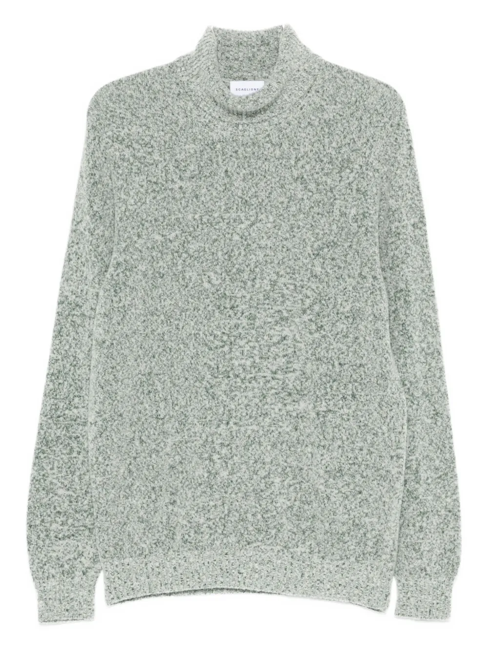 Scaglione Dolcevita Roll-neck Sweater In Gray