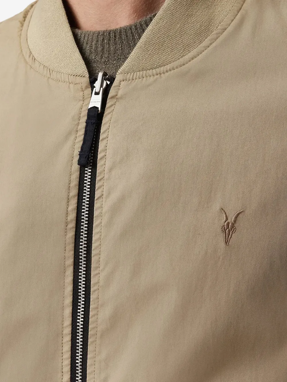 AllSaints Bassett omkeerbaar bomberjack Beige