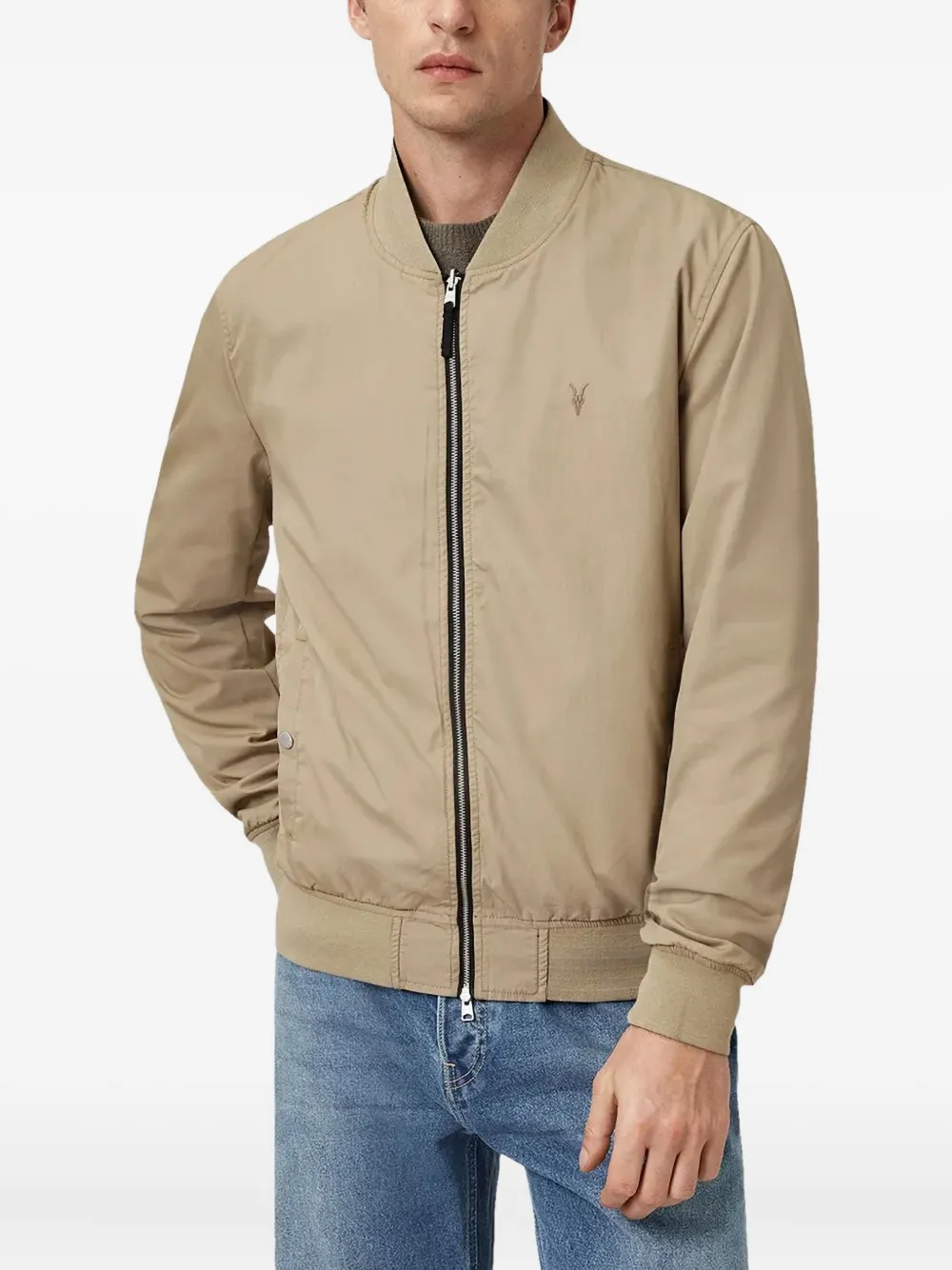 AllSaints Bassett reversible-design bomber jacket | Neutrals | Image 1