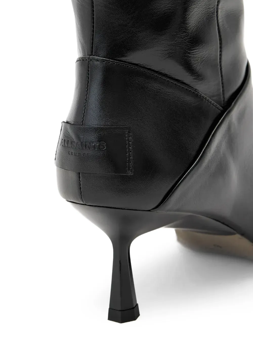 AllSaints 62 mm Odyssey laarzen met puntige neus Zwart