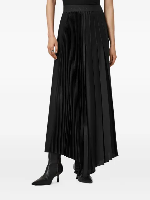 AllSaints Jax pleated midi skirt