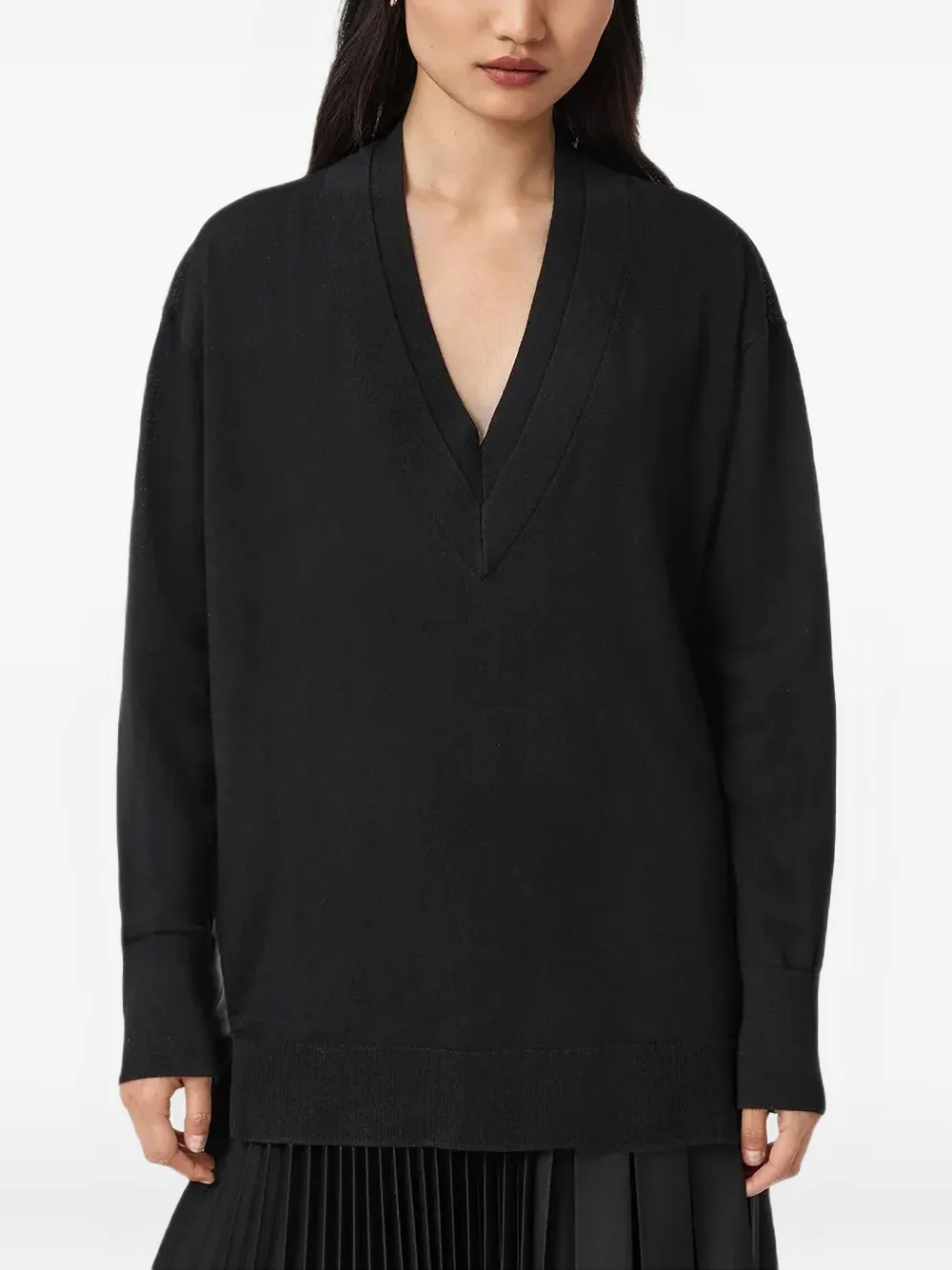 AllSaints Bern V-neck sweater - Nero