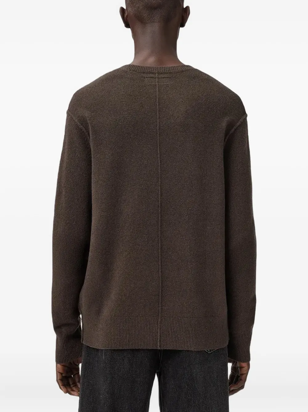 AllSaints Statten trui met ronde hals Bruin