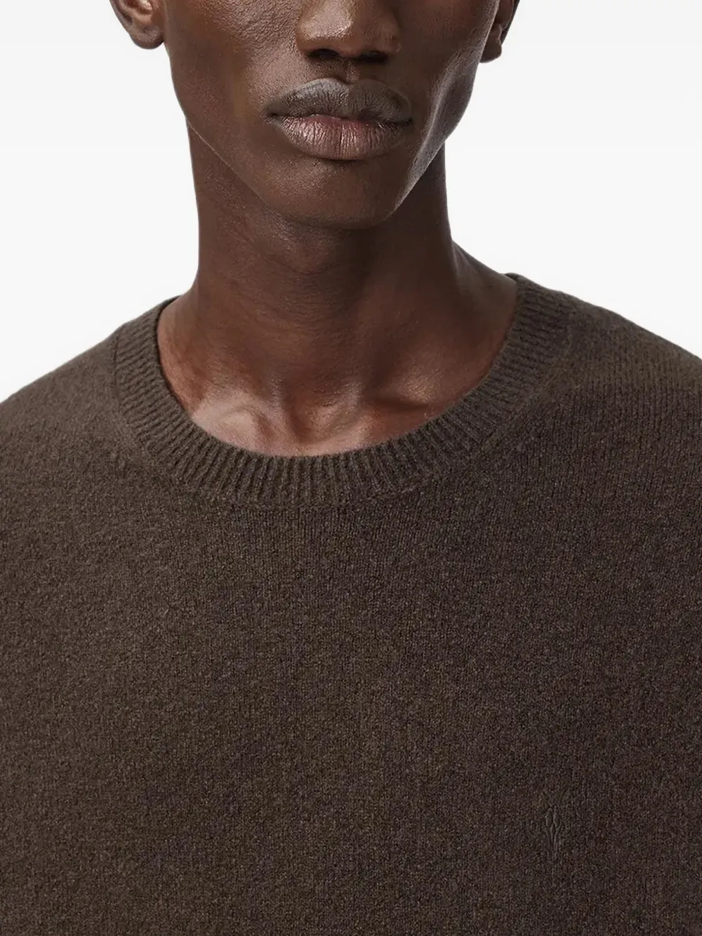 AllSaints Statten trui met ronde hals Bruin