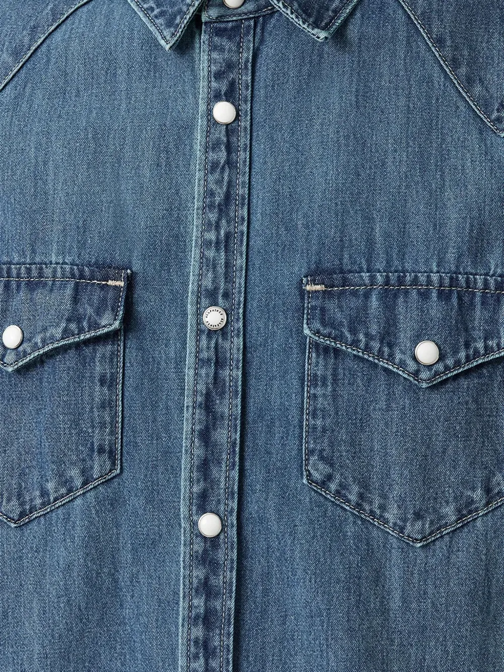 AllSaints Fenton overhemd met borstzakken Blauw