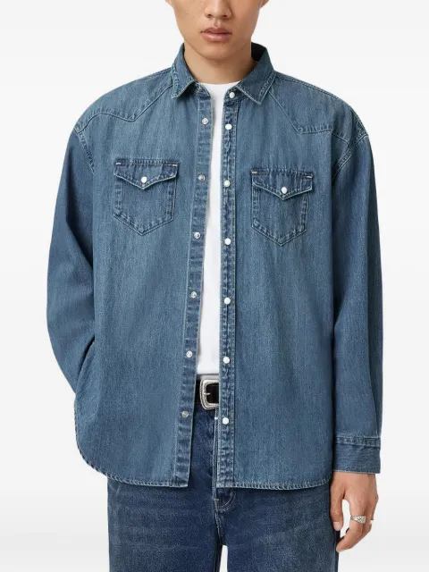 AllSaints Fenton skjorta med bröstfickor