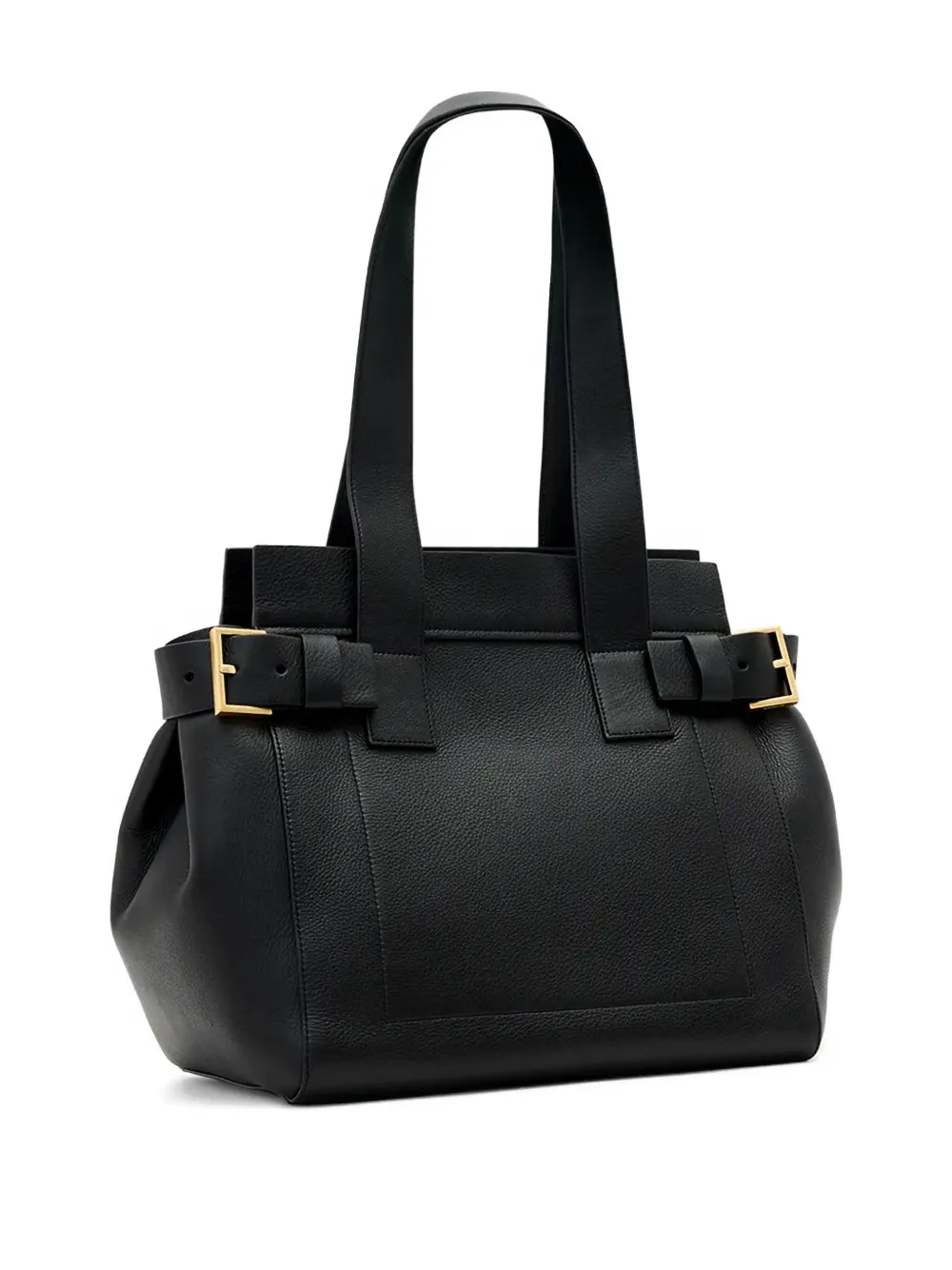 AllSaints Perez leren shopper Zwart
