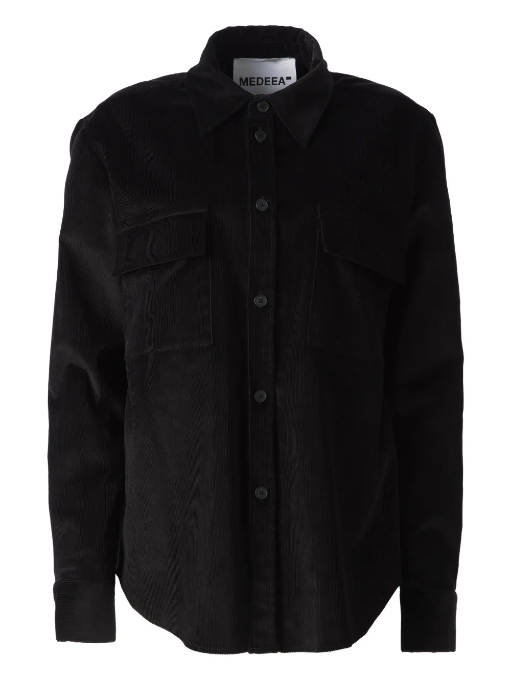 MEDEEA camisa de algodón | negro | Image 1