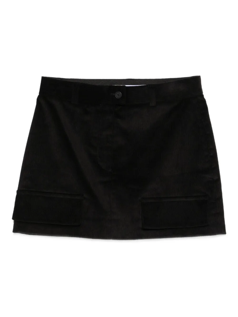 MEDEEA cotton straight skirt | Black | Image 1