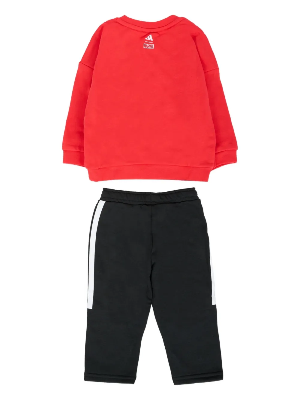 adidas Kids Trainingspak met logopatroon Rood