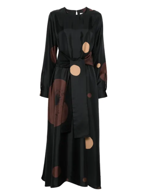 CO.GO vestido con estampado de lunares