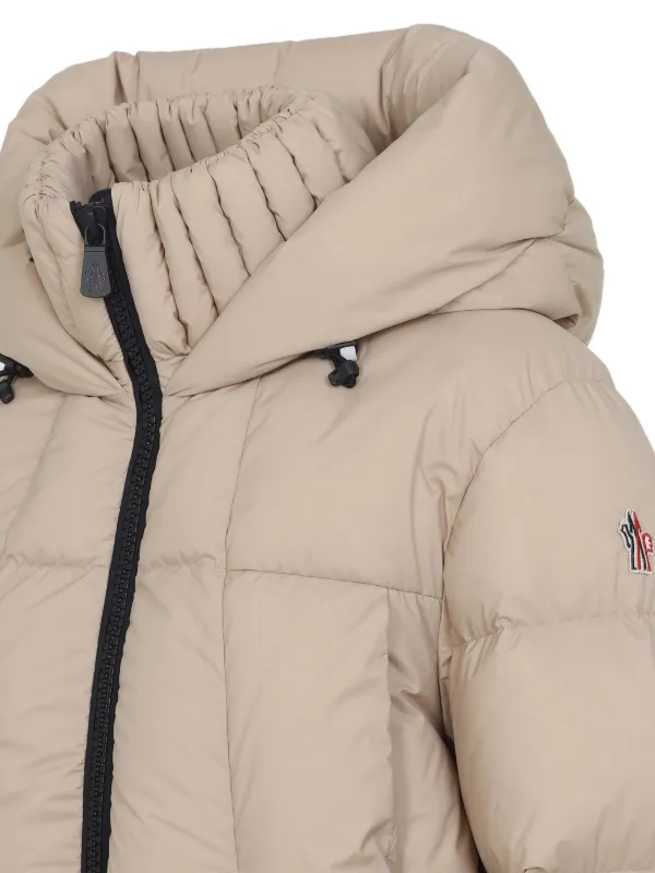 Moncler Grenoble Bonnieure Padded Hooded Ski Jacket | Neutrals