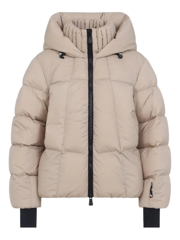 Moncler Grenoble zip-up Parka Coat | Neutrals | FARFETCH