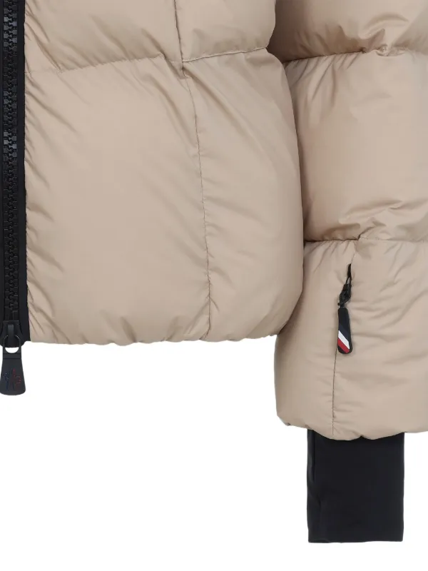 Moncler Grenoble Bonnieure Padded Hooded Ski Jacket | Neutrals
