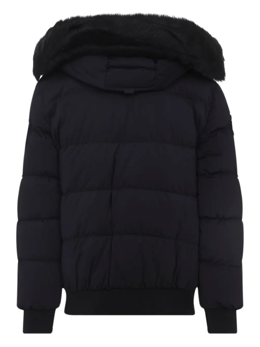 Moose Knuckles Original Ballistic Bomber With Removable Shearling In Black