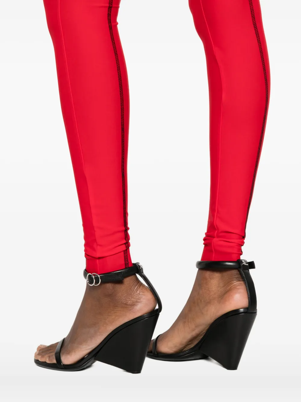 Medeea Long Sleeve Jumpsuit In Red