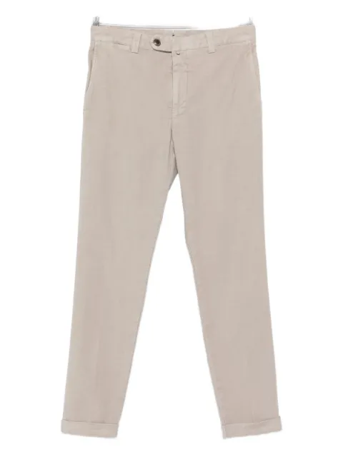 Berwich Retro button cuffed trousers