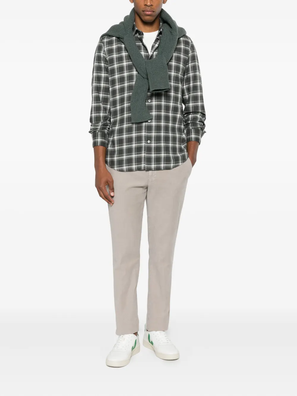 Berwich Retro button cuffed trousers | Regular & Straight-Leg Trousers | Image 2