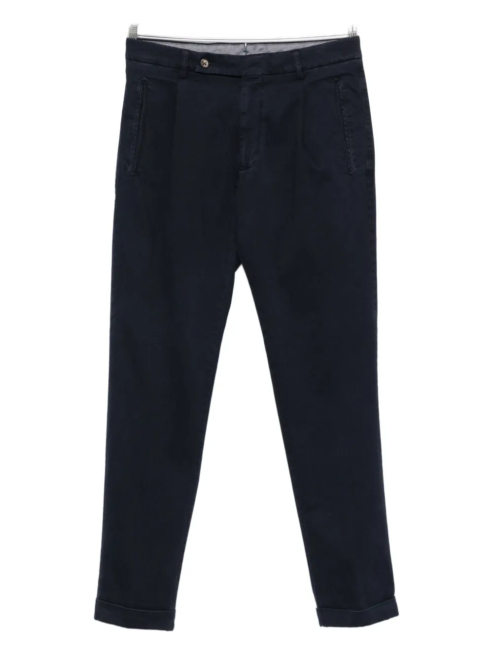 RETRO 褶饰束口长裤