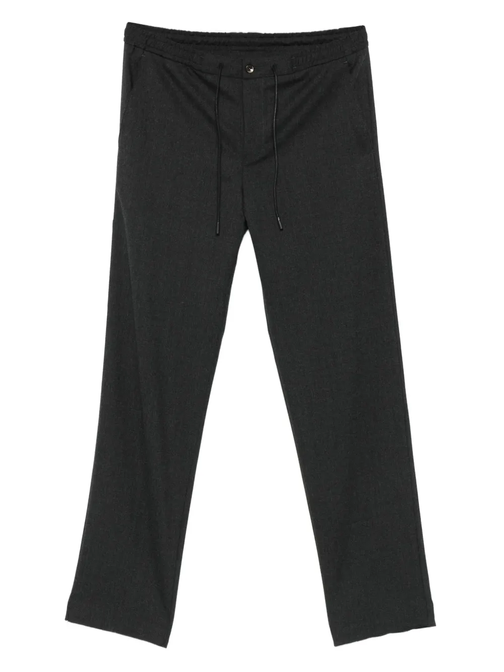 PT Torino drawstring straight-leg trousers | Black | Image 1