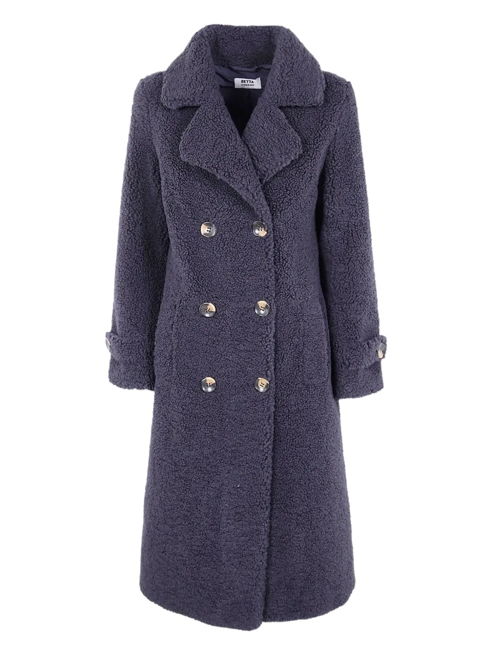 Betta Corradi buttoned coat | Blue | Image 1