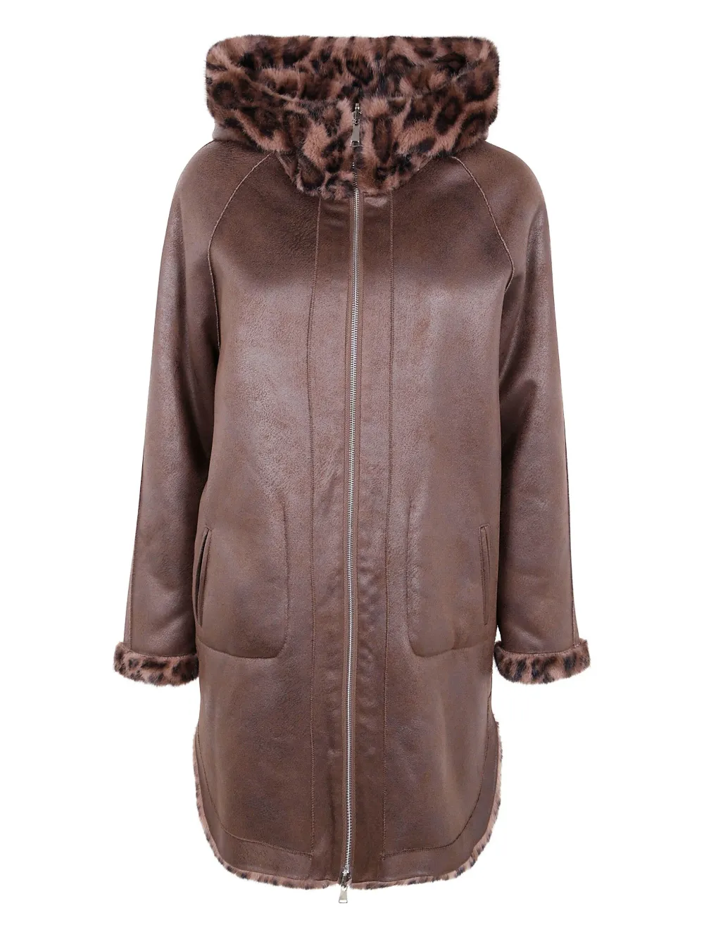 Betta Corradi veste à motif léopard | Manteaux en fourrure artificielle | Image 2