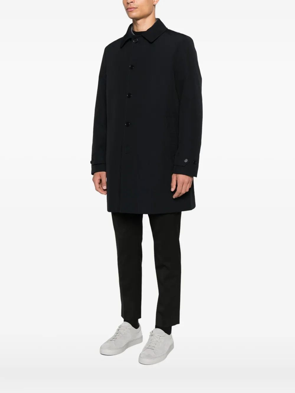 Aspesi Vodka Water-resistant Coat In Black