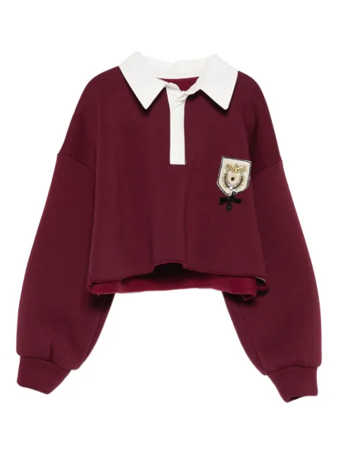 Miss Grant Kids polo à logo appliqué